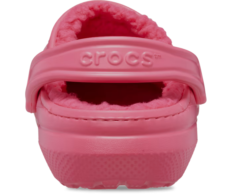 Crocs Classic Lined Clog in Hyper Pink-5